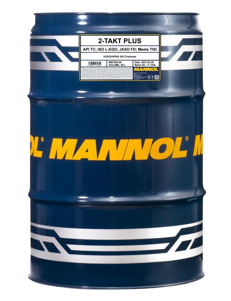 Моторное масло Mannol 2-TAKT PLUS, 60л